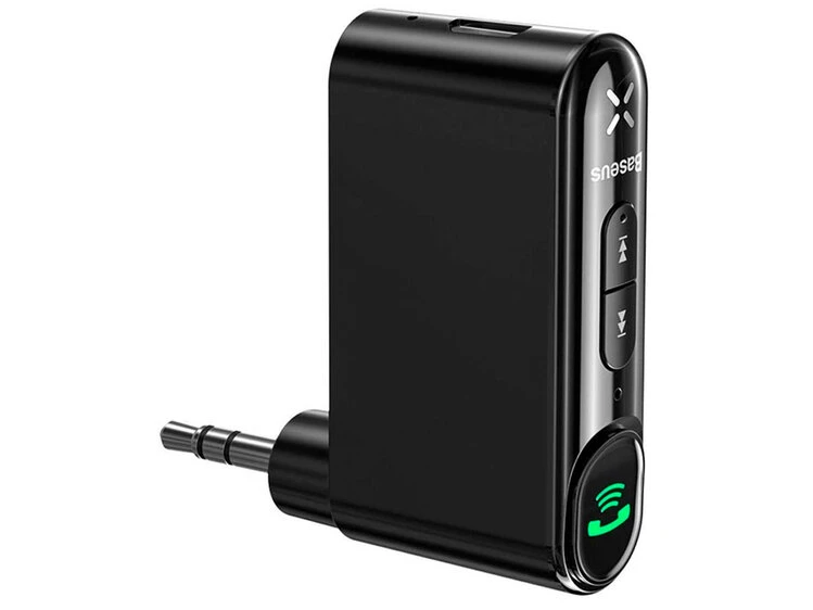 Адаптер AUX Baseus BSBA-02 BT receiver black