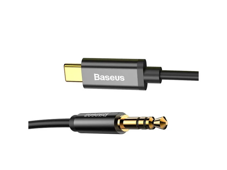 Кабель AUX Baseus Yiven M01 3.5 toType-C (1.2m) black