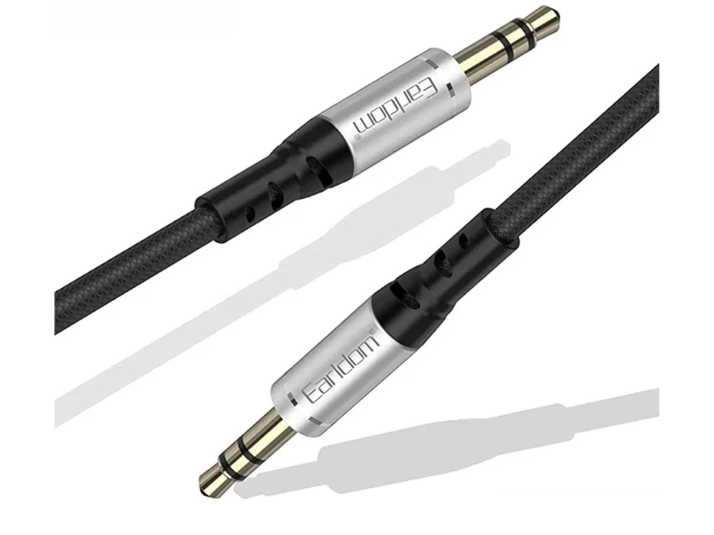 Кабель AUX Earldom ET-AUX24 3.5 to 3.5 (1m) black