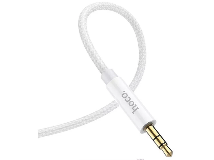 Кабель AUX Hoco UPA19 3.5 to Type-C (1m) white