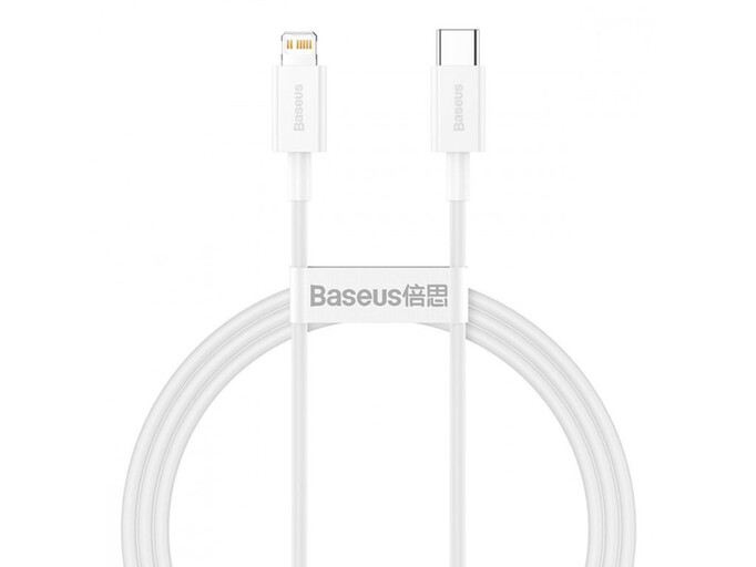 Кабель Baseus Superior Series Type-C to Lightning PD 20W (2m) white