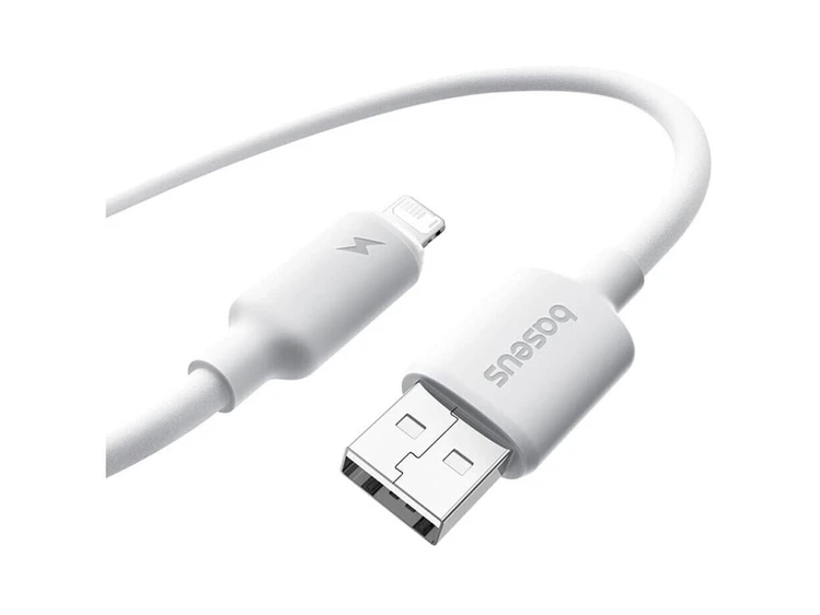 Кабель Baseus Foamed Lightning 2.4A (1m) white