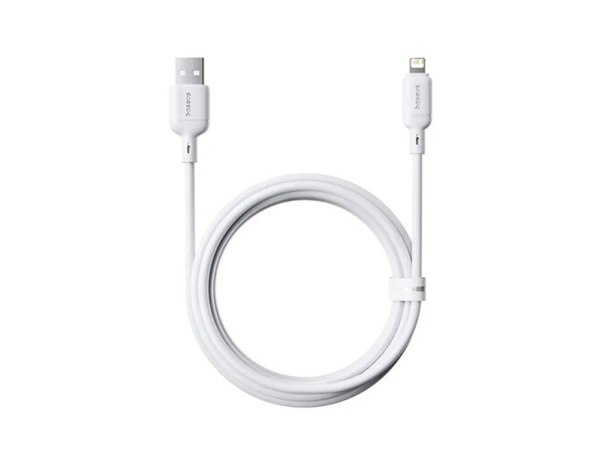 Кабель Baseus Silky Series Lightning 2.4A (1m) white