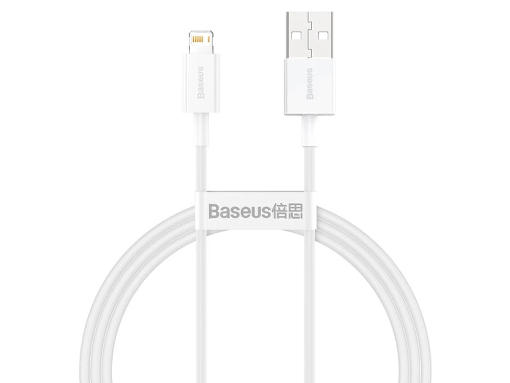 Кабель Baseus Superior Series Lightning 2.4A (1m) white