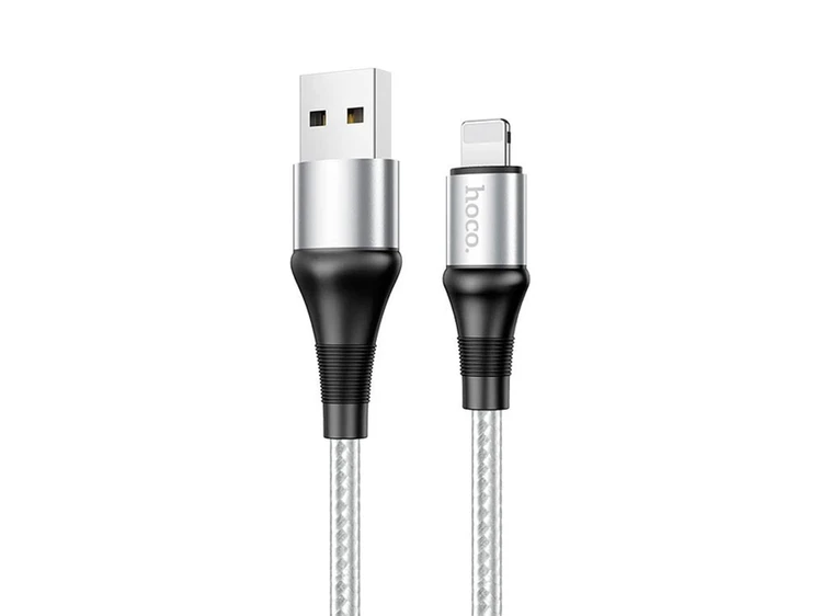 Кабель HOCO X50 Lightning 2.4A (1m) gray