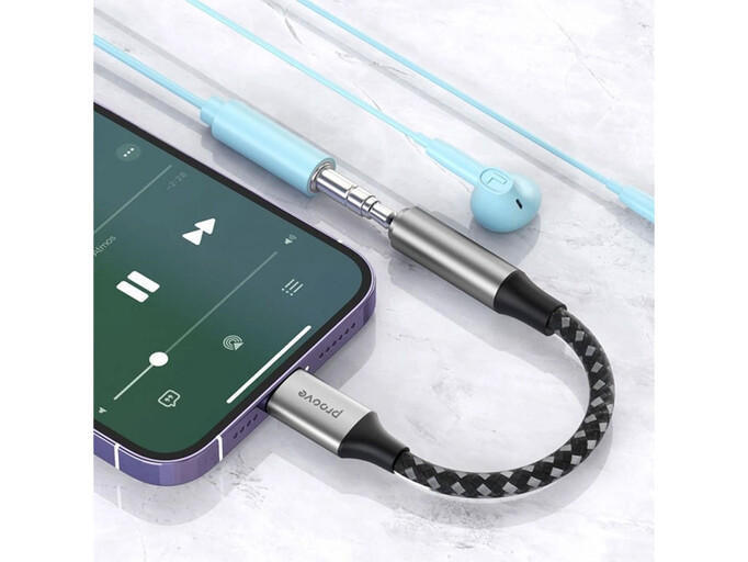 Перехідник AUX Proove Lightning to 3,5mm