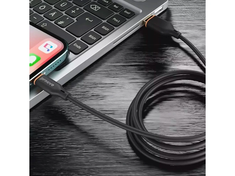 Кабель Proove Jelly Silicone Type-C 3A (1m) black