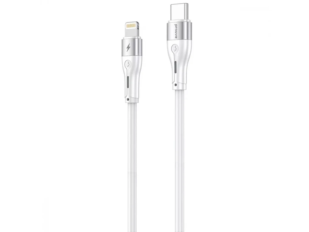 Кабель Proove Soft Silicone Type-C to LightningC 27W (2m) white