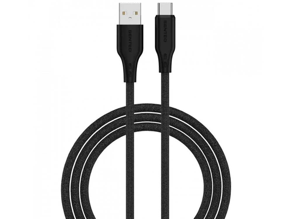 Кабель Senteo SL-05 Foamed Silicone USB-Type-C 15W 1m black