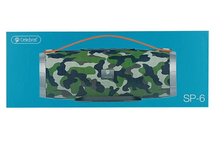 Bluetooth колонка Celebrat SP-6 khaki
