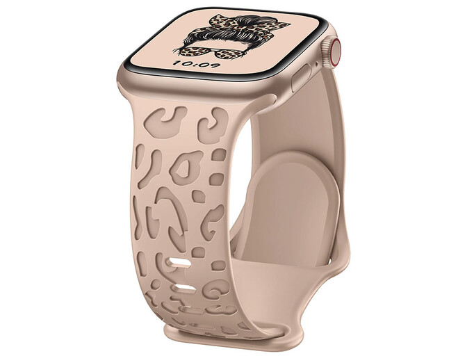 Engraving Silicone 42(ser.1-3)/44/45/46/49mm leopard skin pudra