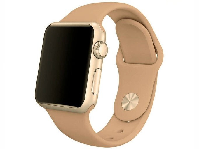 Apple Watch деш 42(сер.1-3)/44/45/46/49mm (28) тёмно-жёлтый