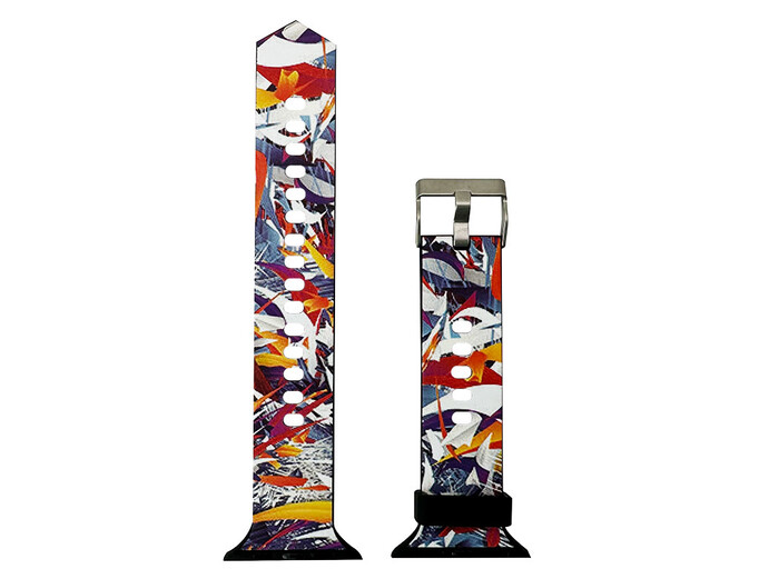 Силиконовые часы 2в1 42(сер.1-3)/44/45/46/49mm Уличное Искусство