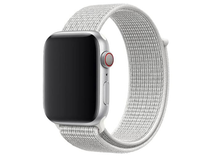 Nylon Sport Loop Apple Watch 38/40/41/42mm(ser.10) white/gray