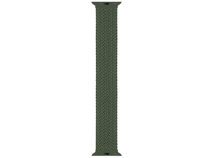 Оплетённый соломенный ремешок L (155 мм) для Apple Watch 38/40/41/42 мм (сер.10) хаки