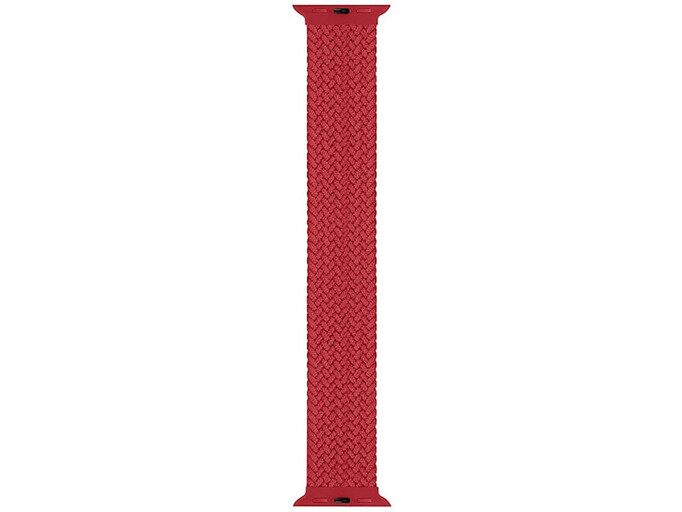 Заплетенный Solo Cloth M (145 мм) для Apple Watch 38/40/41/42 мм (сер. 10) красный