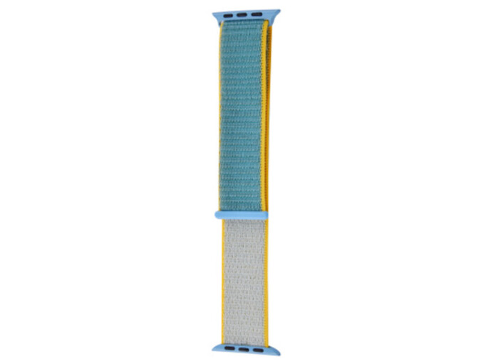 Нейлоновый спортивный ремешок для Apple Watch 38/40/41/42mm(сер.10) sunshine
