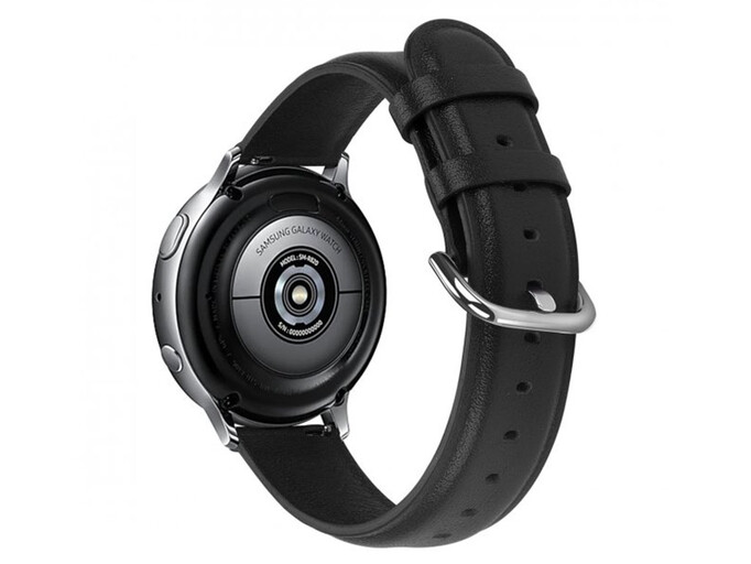 Ремінець Leather Xiaomi Amazfit/Bip/Samsung 20mm black