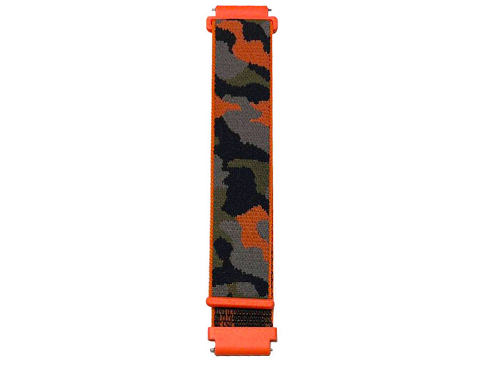 Ремінець Nylon Camouflage Xiaomi Amazfit/Bip/Samsung 20mm orange