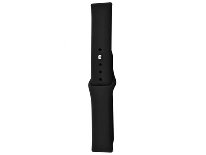 Ремінець Xiaomi Amazfit/Bip/Samsung Silicone 22mm black