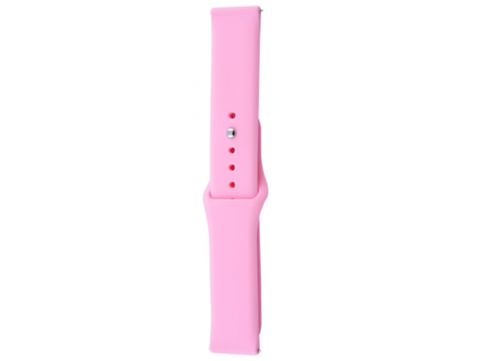 Ремешок Xiaomi Amazfit/Bip/Samsung Silicone 20mm pink