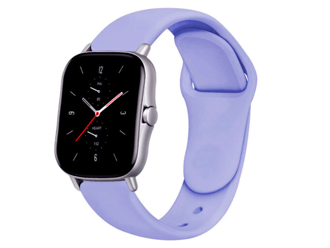 Ремешок Xiaomi Amazfit/Bip/Samsung Silicone 20mm new lavender