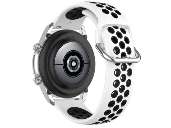 Ремінець Sport Xiaomi Amazfit/Bip/Samsung 20mm black/white