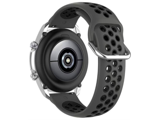 Ремінець Sport Xiaomi Amazfit/Bip/Samsung 22mm dark gray/black