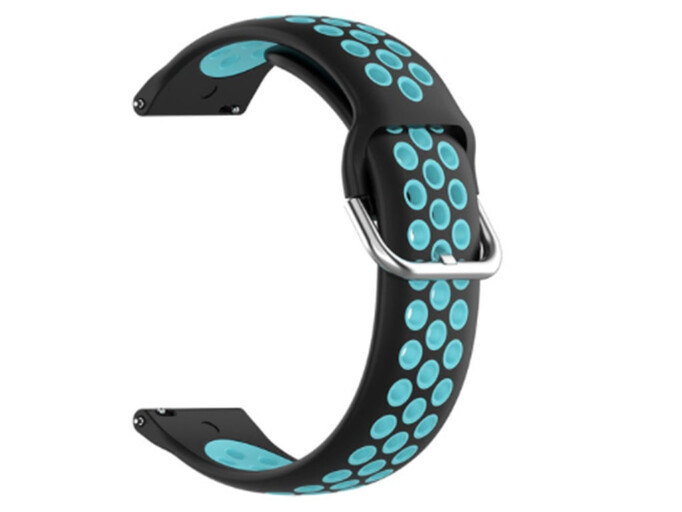 Ремінець Sport Xiaomi Amazfit/Bip/Samsung 22mm black/blue