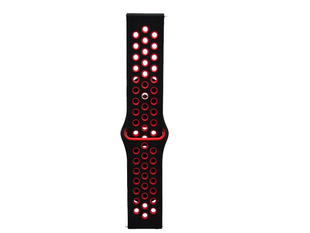 Ремешок Sport Xiaomi Amazfit/Bip/Samsung 20mm black/red