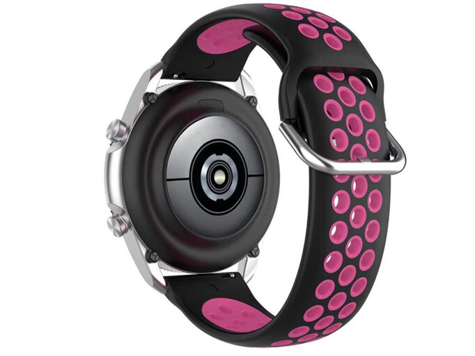 Ремінець Sport Xiaomi Amazfit/Bip/Samsung 20mm black/hot pink
