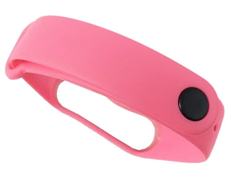 Силиконовый ремешок Mi Band 3/4 розовый