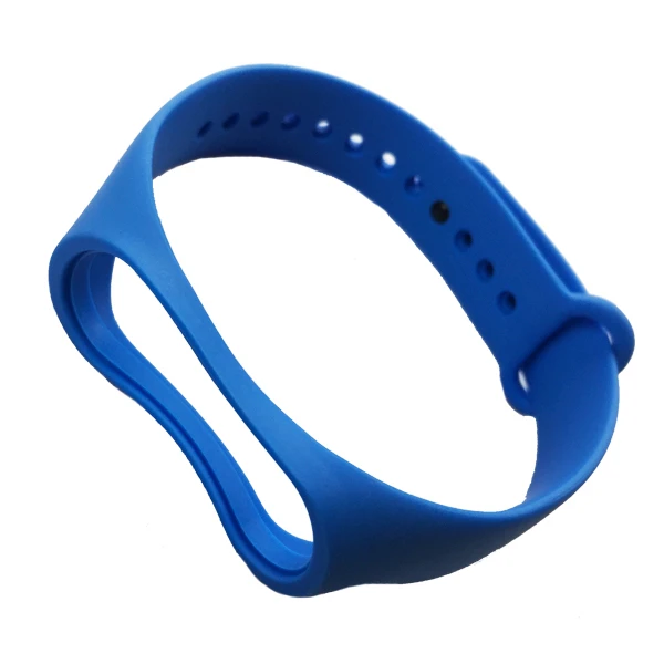 Силиконовый ремешок Mi Band 3/4 синий