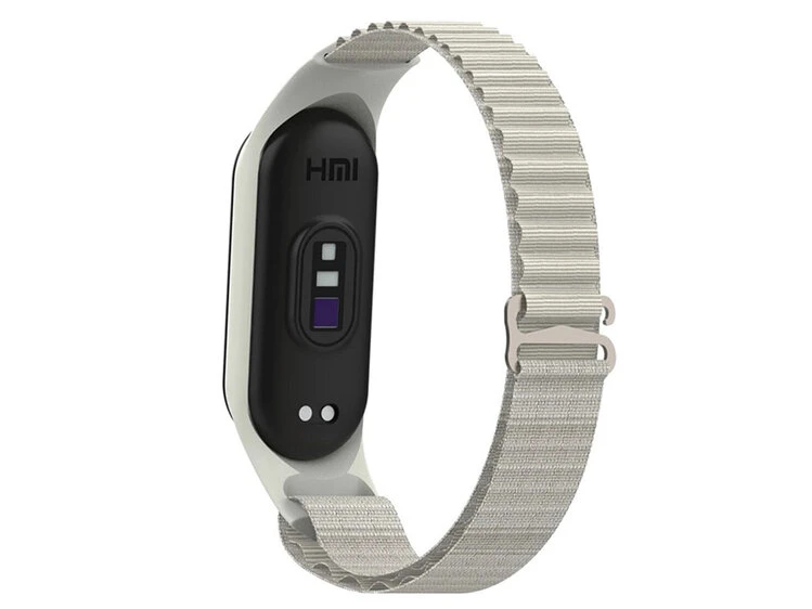 Ремінець силікон Alpine Loop Mi Band 5/6/7 white