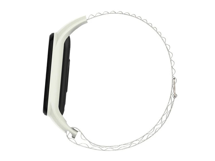 Ремінець силікон Alpine Loop Mi Band 5/6/7 white