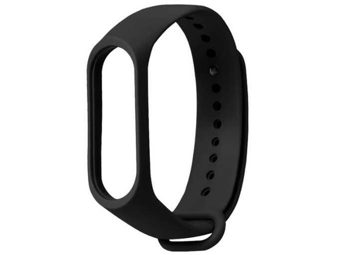 Ремінець силікон Mi Band 3/4 black