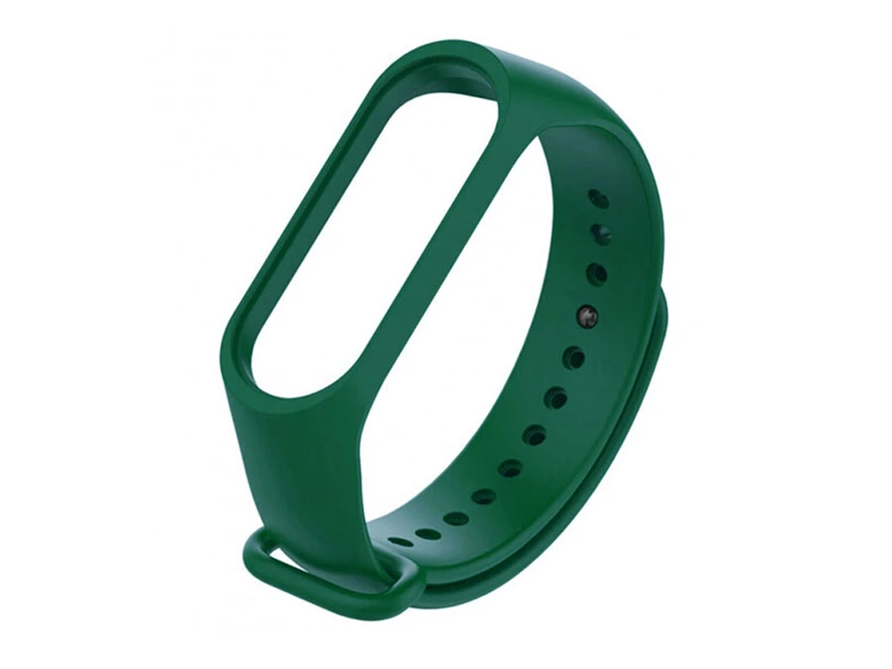 Ремінець силікон Mi Band 5/6 dark green
