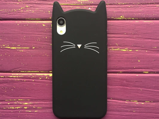 3D CAT&#039;S iPhone Xr Black