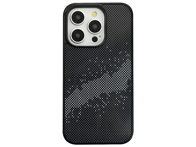 Накладка Gloss Elite Carbonique MagSafe iPhone 14 Pro black/gray