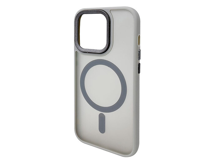 Shadow Matt Metal Buttons Corrugated MagSafe iPhone 16 Pro Max grey
