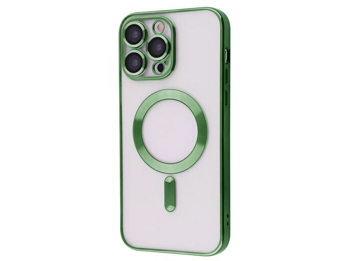 Силікон Cosmic camera CD Magsafe iPhone 15 Pro green