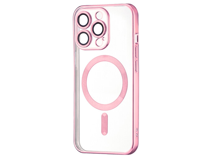 Силікон Cosmic camera CD Magsafe iPhone 14 Pro rose gold