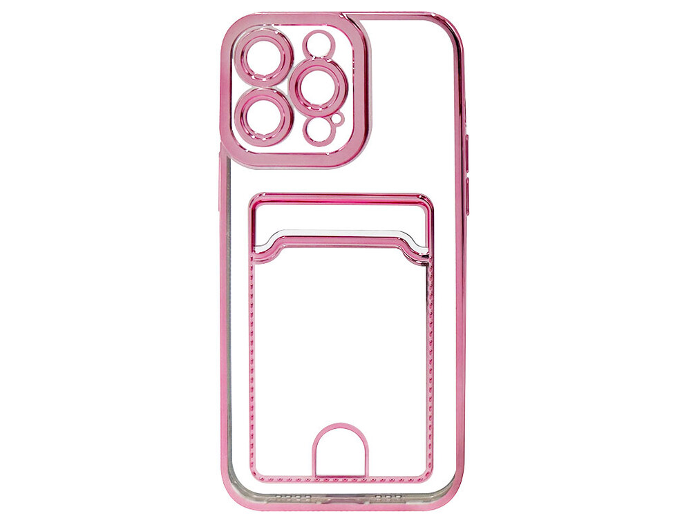 Cosmic Силікон Camera Card Case iPhone 14 Pro Max gold rose
