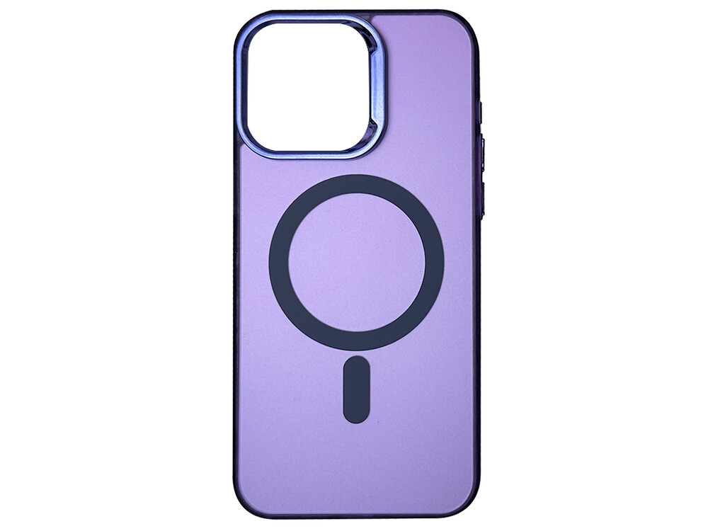 Накладка Magnetic Matte MagSafe iPhone 16 Pro deep purple