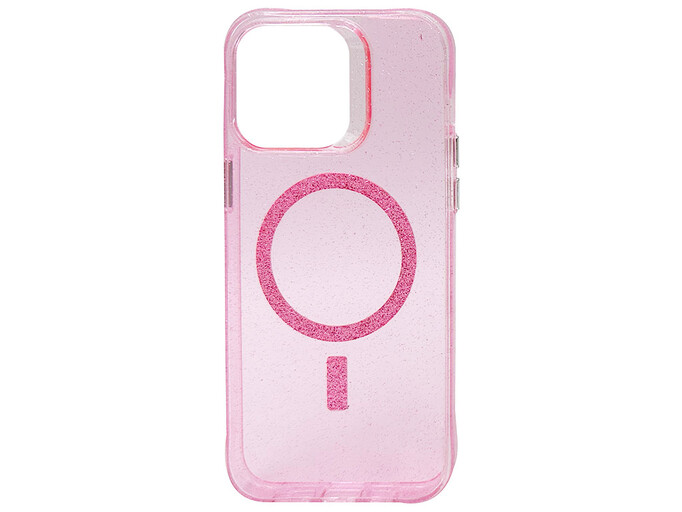 Накладка Radiance clear Magsafe iPhone 16 Pro Max pink