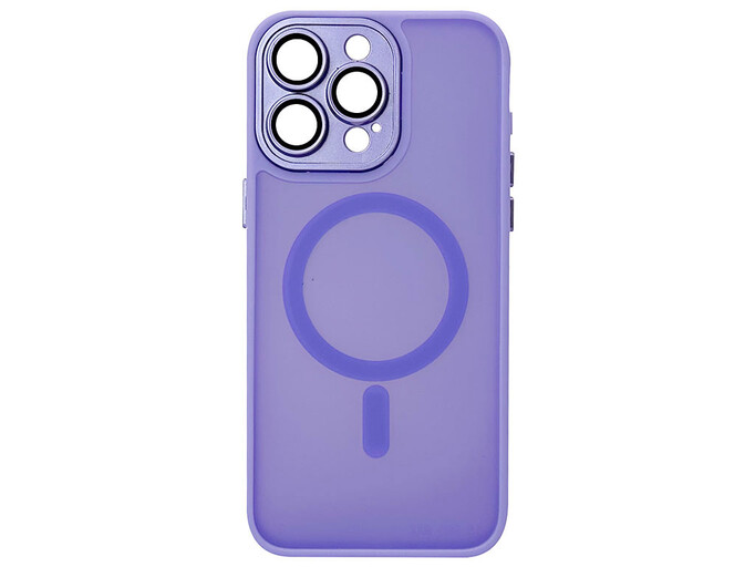 Shadow Matt Metal Buttons + Camera MagSafe iPhone 14 Pro purple