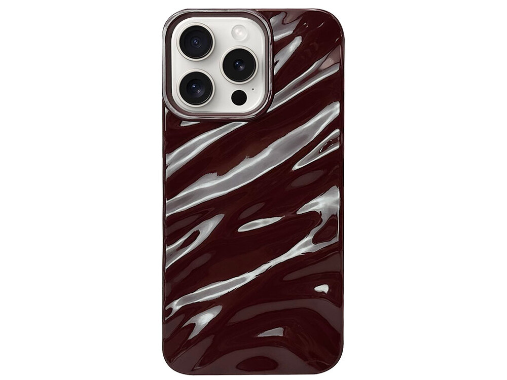 Накладка Waves Gloss iPhone 16 Pro Max burgundy