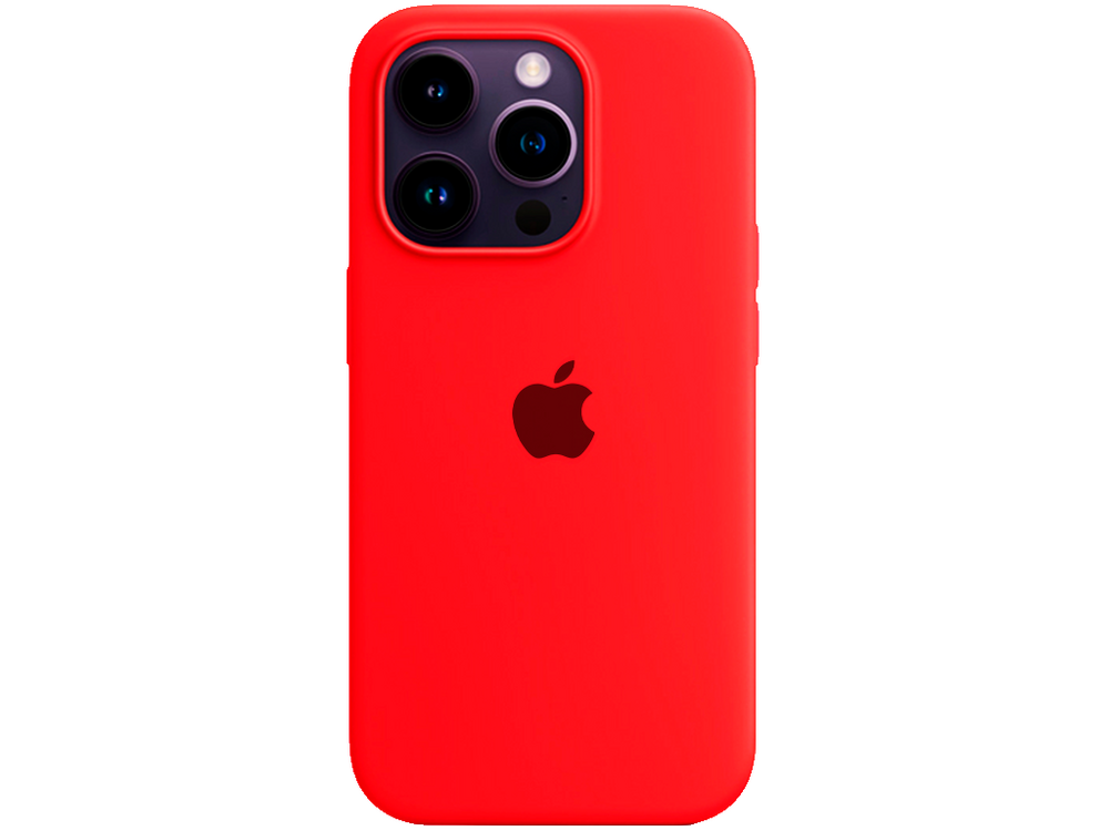 Case soft touch низ iP 16 Pro Max (14) red