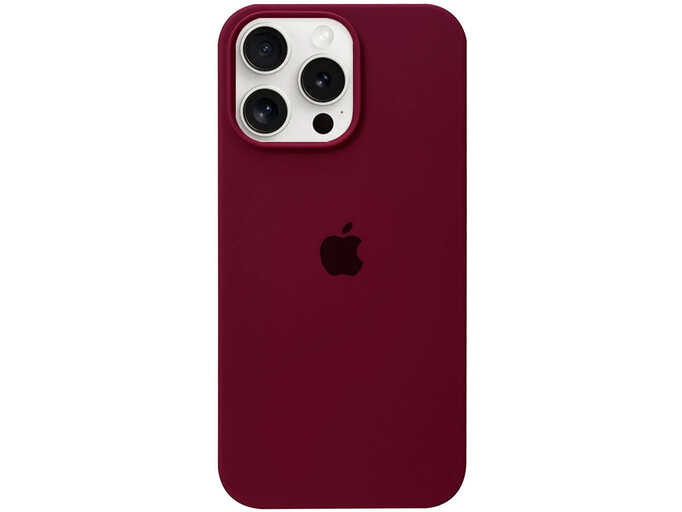 Case soft touch низ iP 15 Pro Max (36) rose red