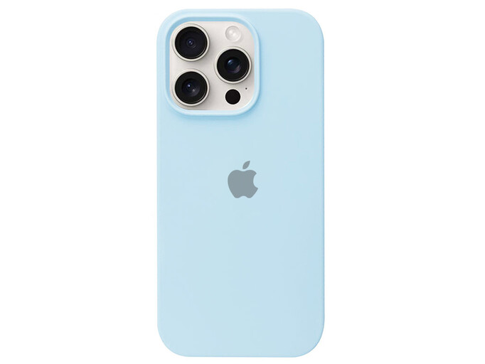 Case soft touch низ iP 14 Pro (43) sky blue
